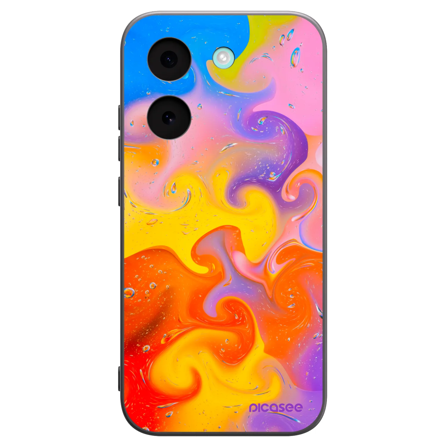 Picasee Xiaomi Poco X8 Pro Hülle - Schwarzes Silikon - Bubbles