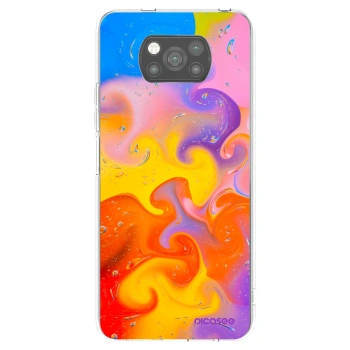 Picasee Xiaomi Poco X3 Hülle - Schwarzes Silikon - Bubbles