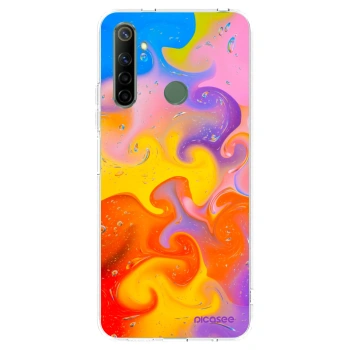 Picasee Realme 6i Hülle - Transparentes Silikon - Bubbles