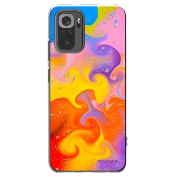 Picasee Xiaomi Redmi Note 10 Hülle - Transparentes Silikon - Bubbles