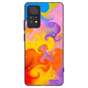 Picasee Xiaomi Redmi Note 11 Pro 5G Hülle - Schwarzes Silikon - Bubbles