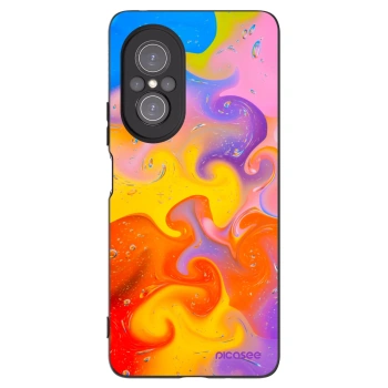 Picasee Huawei Nova 9 SE Hülle - Schwarzes Silikon - Bubbles
