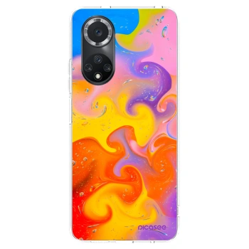 Picasee Huawei Nova 9 SE Hülle - Transparentes Silikon - Bubbles
