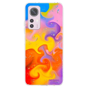 Picasee Xiaomi 12 Hülle - Transparentes Silikon - Bubbles