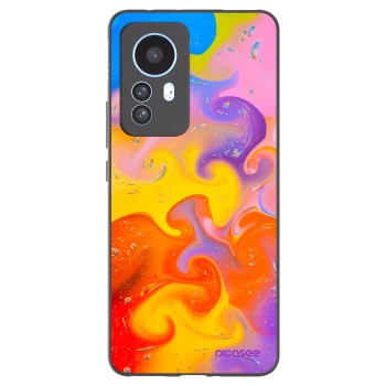 Picasee Xiaomi 12T Pro Hülle - Schwarzes Silikon - Bubbles