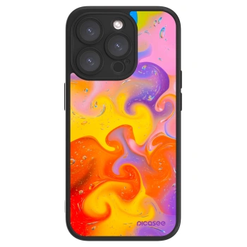 Picasee ULTIMATE CASE MagSafe für Apple iPhone 15 Pro - Bubbles