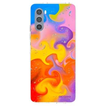 Picasee Motorola Moto G62 Hülle - Transparentes Silikon - Bubbles