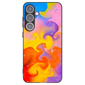 Picasee Samsung Galaxy S24+ S926B 5G Hülle - Schwarzes Silikon - Bubbles