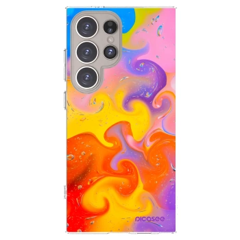 Picasee Samsung Galaxy S24 Ultra S928B 5G Hülle - Transparentes Silikon - Bubbles