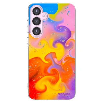 Picasee Samsung Galaxy A55 5G A556B Hülle - Transparentes Silikon - Bubbles