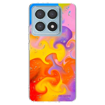 Picasee Xiaomi 14T Pro Hülle - Transparentes Silikon - Bubbles