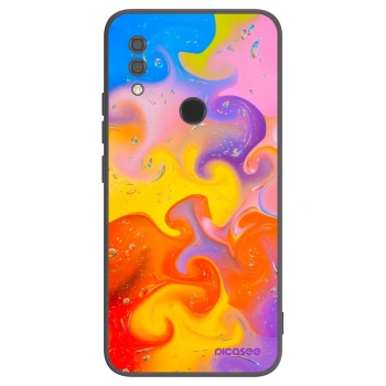 Picasee Xiaomi Redmi 7 Hülle - Schwarzes Silikon - Bubbles