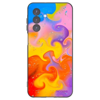 Picasee Samsung Galaxy A17 5G Hülle - Schwarzes Silikon - Bubbles