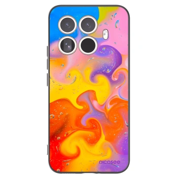 Picasee Xiaomi 15T Pro Hülle - Schwarzes Silikon - Bubbles