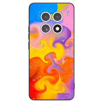 Picasee Xiaomi Redmi Note 15 5G Hülle - Schwarzes Silikon - Bubbles