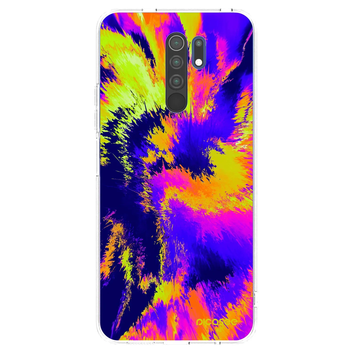 Picasee Xiaomi Redmi 9 Hülle - Transparentes Silikon - Burn
