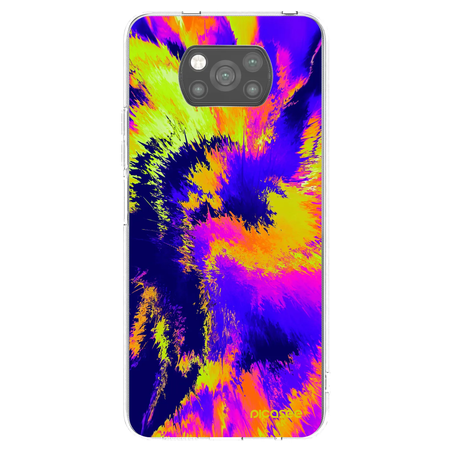 Picasee Xiaomi Poco X3 Hülle - Schwarzes Silikon - Burn