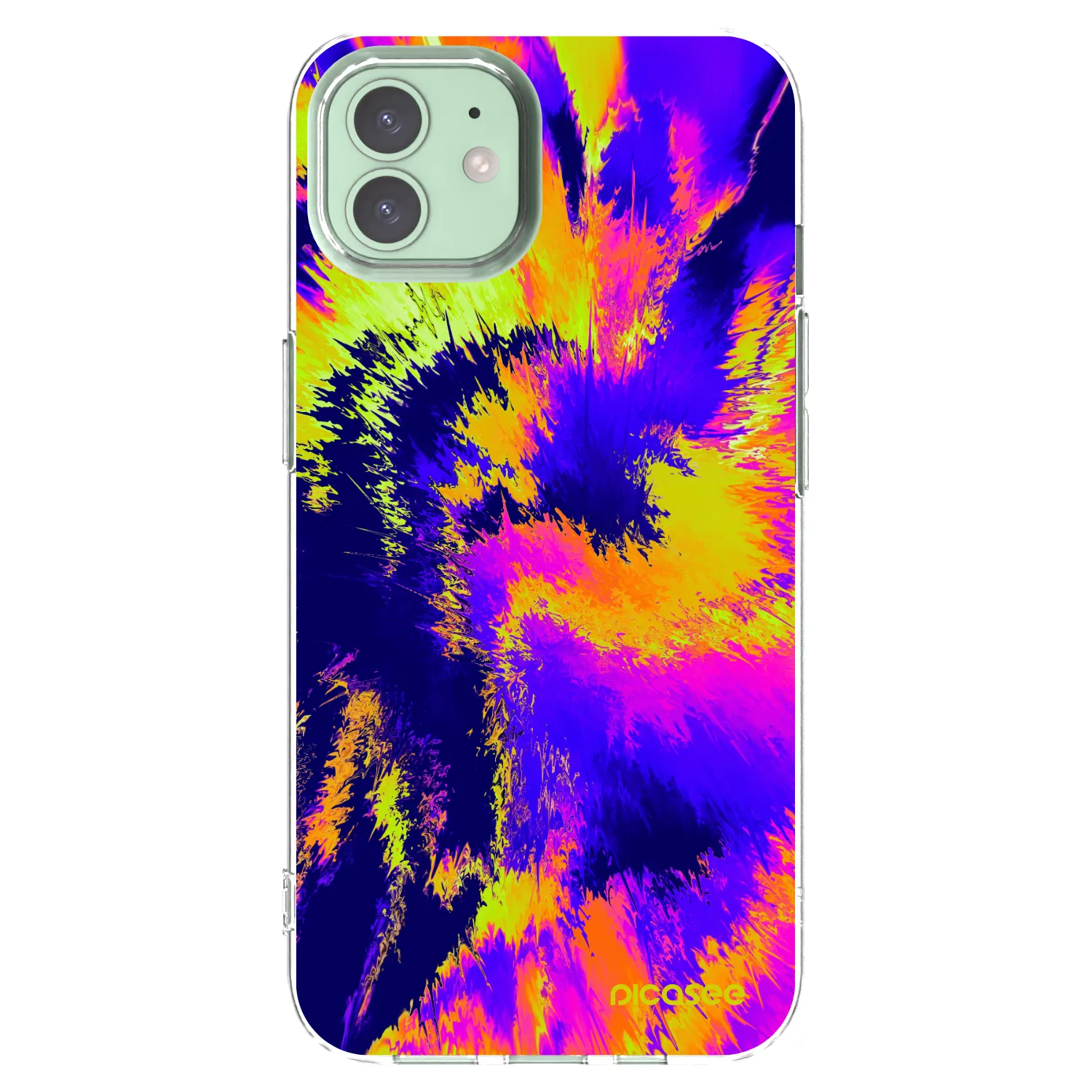 Picasee Apple iPhone 12 Hülle - Transparentes Silikon - Burn