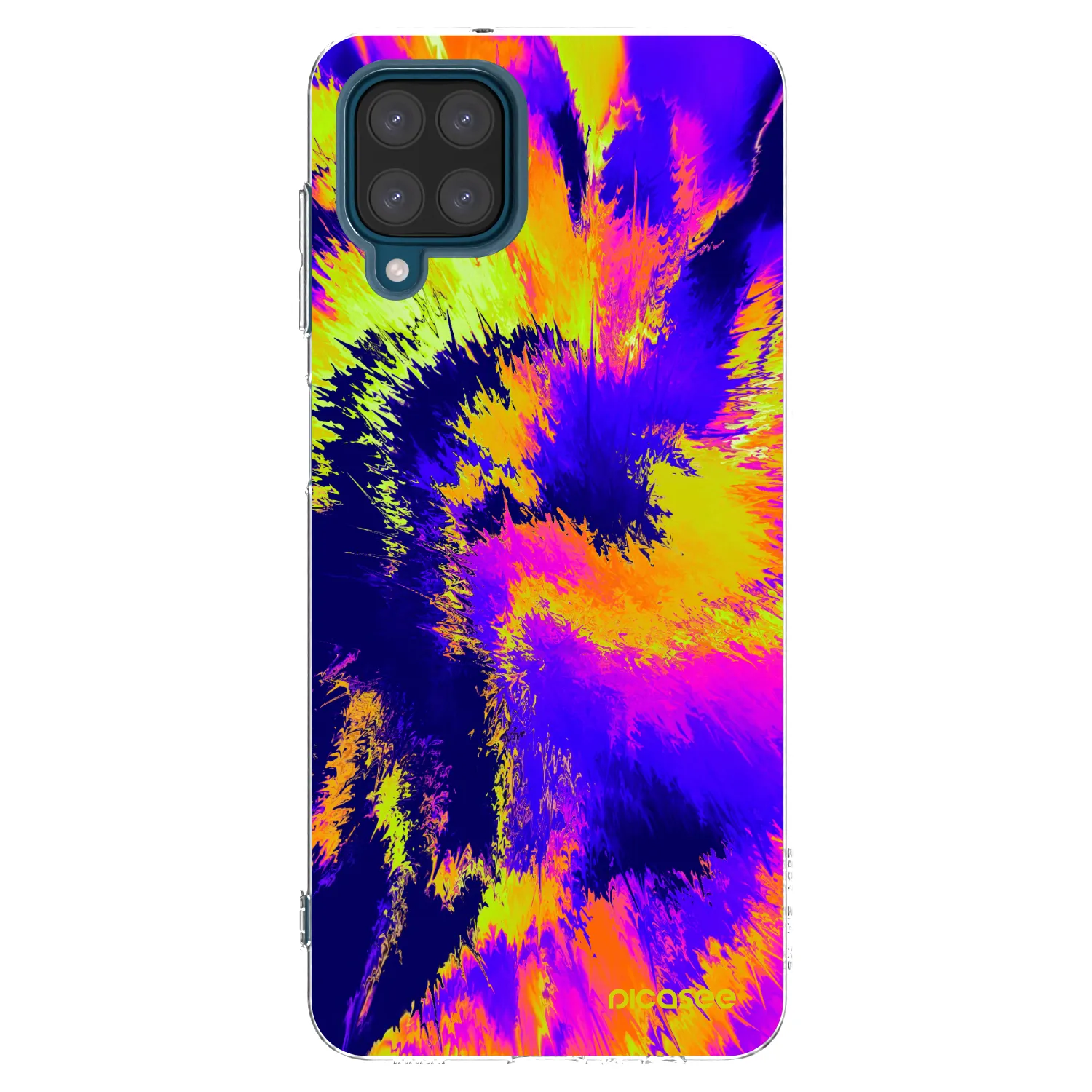 Picasee Samsung Galaxy A12 A125F Hülle - Transparentes Silikon - Burn