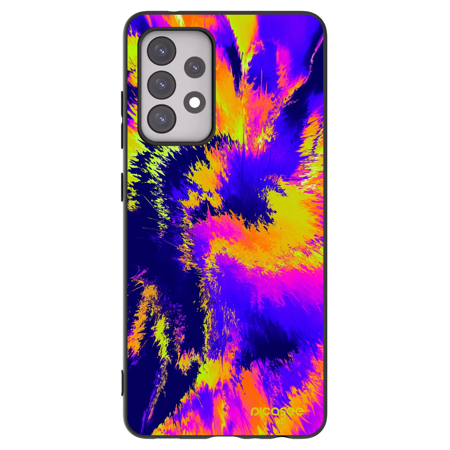 Picasee Samsung Galaxy A52 5G A525F Hülle - Schwarzes Silikon - Burn