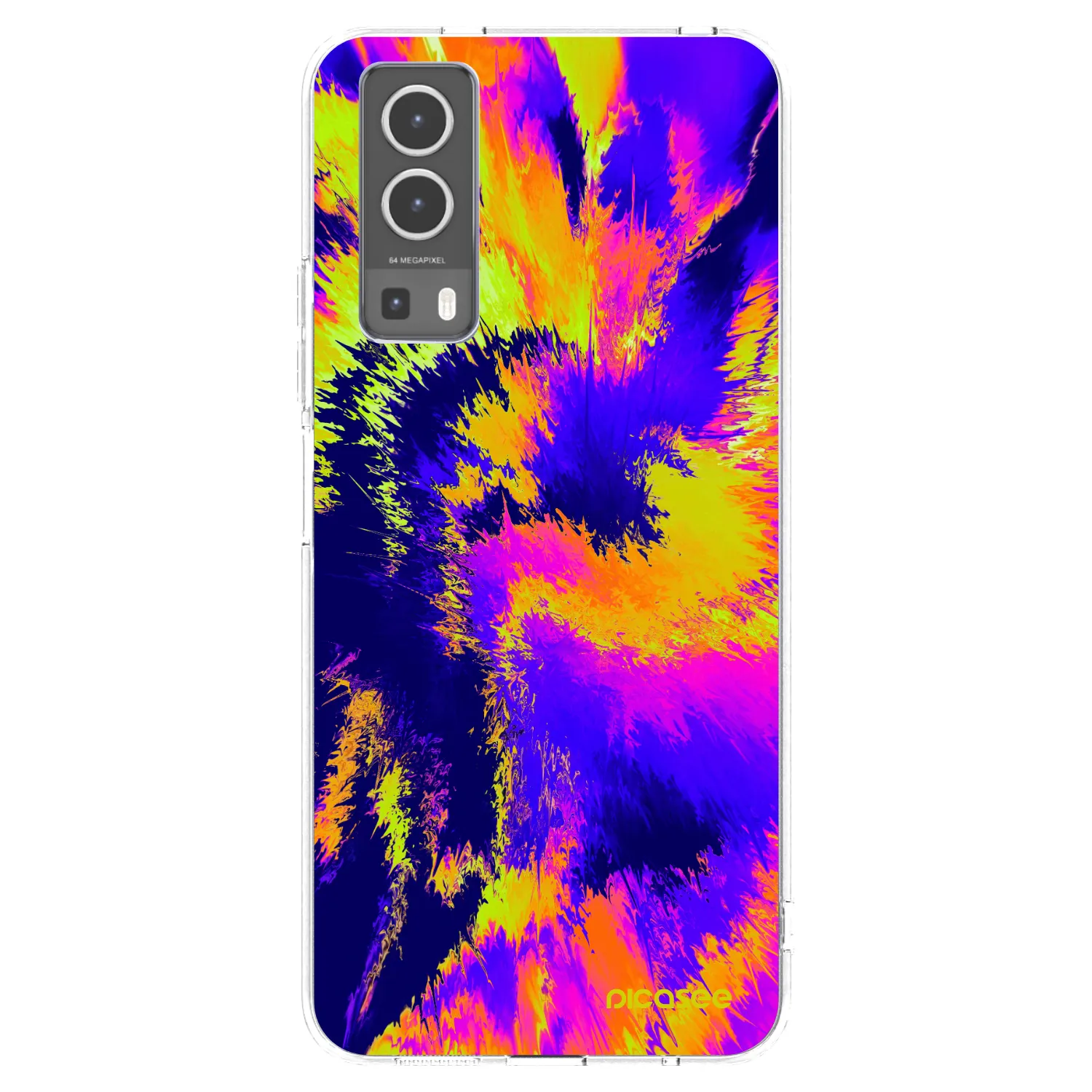 Picasee Vivo Y72 5G Hülle - Transparentes Silikon - Burn