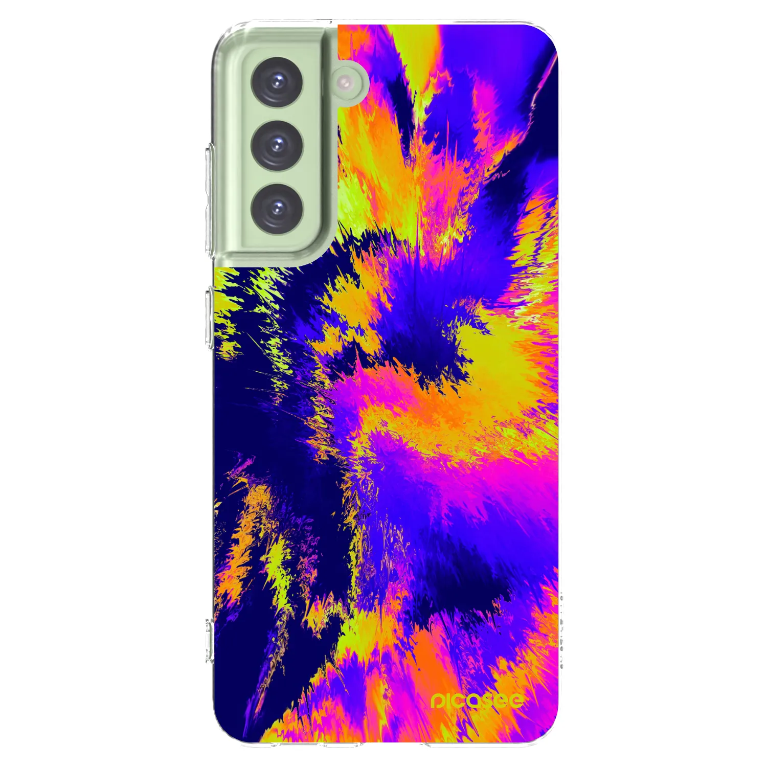 Picasee Samsung Galaxy S21 FE 5G Hülle - Transparentes Silikon - Burn