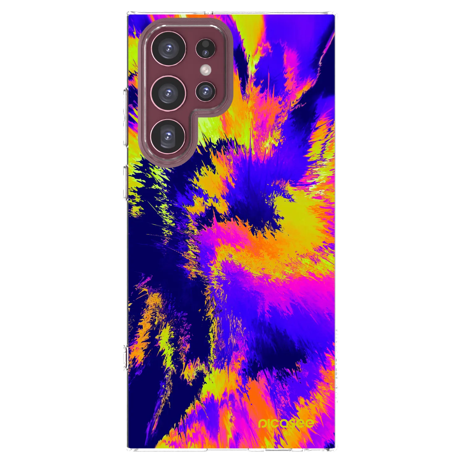 Picasee Samsung Galaxy S22 Ultra 5G Hülle - Transparentes Silikon - Burn