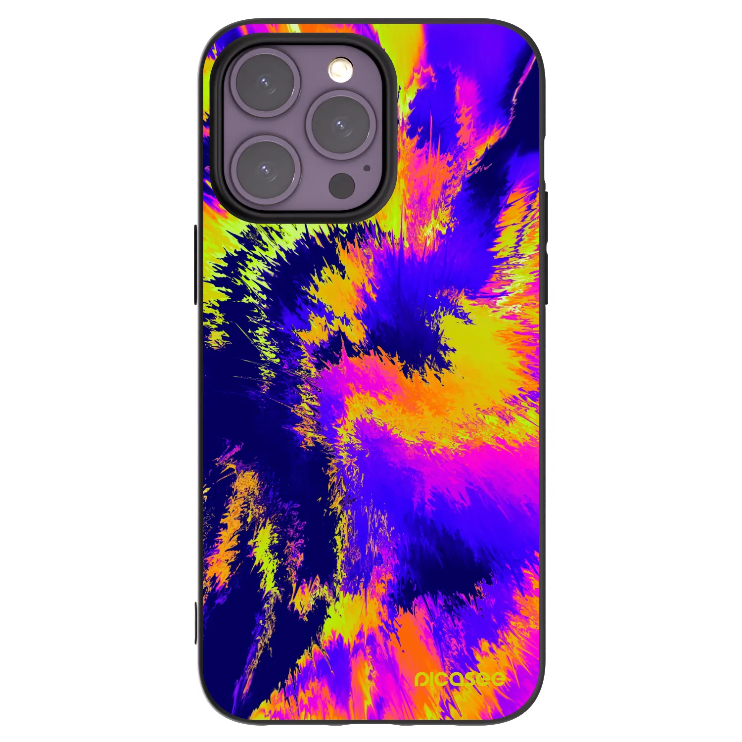 Picasee Apple iPhone 14 Pro Max Hülle - Schwarzes Silikon - Burn