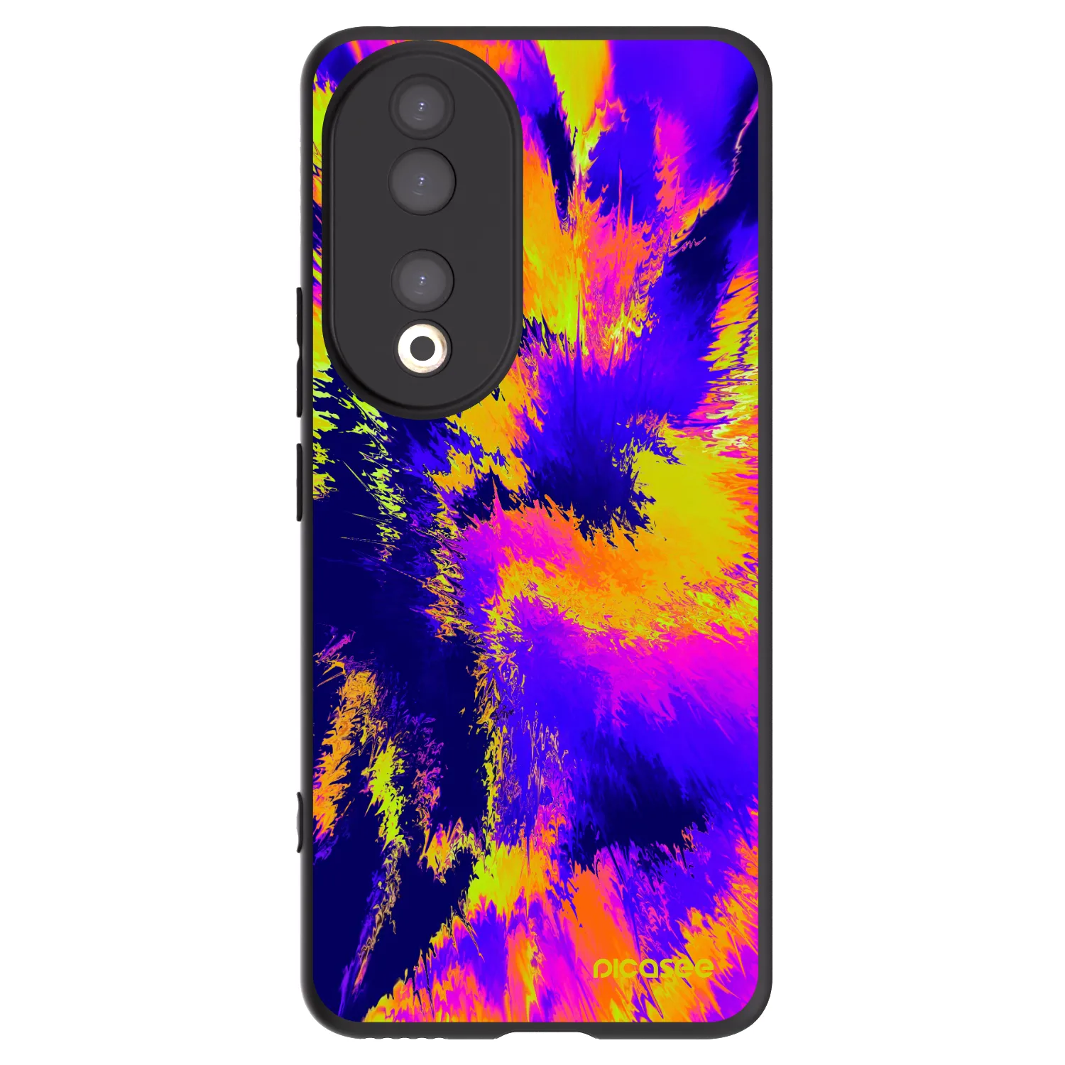 Picasee Honor 90 5G Hülle - Schwarzes Silikon - Burn