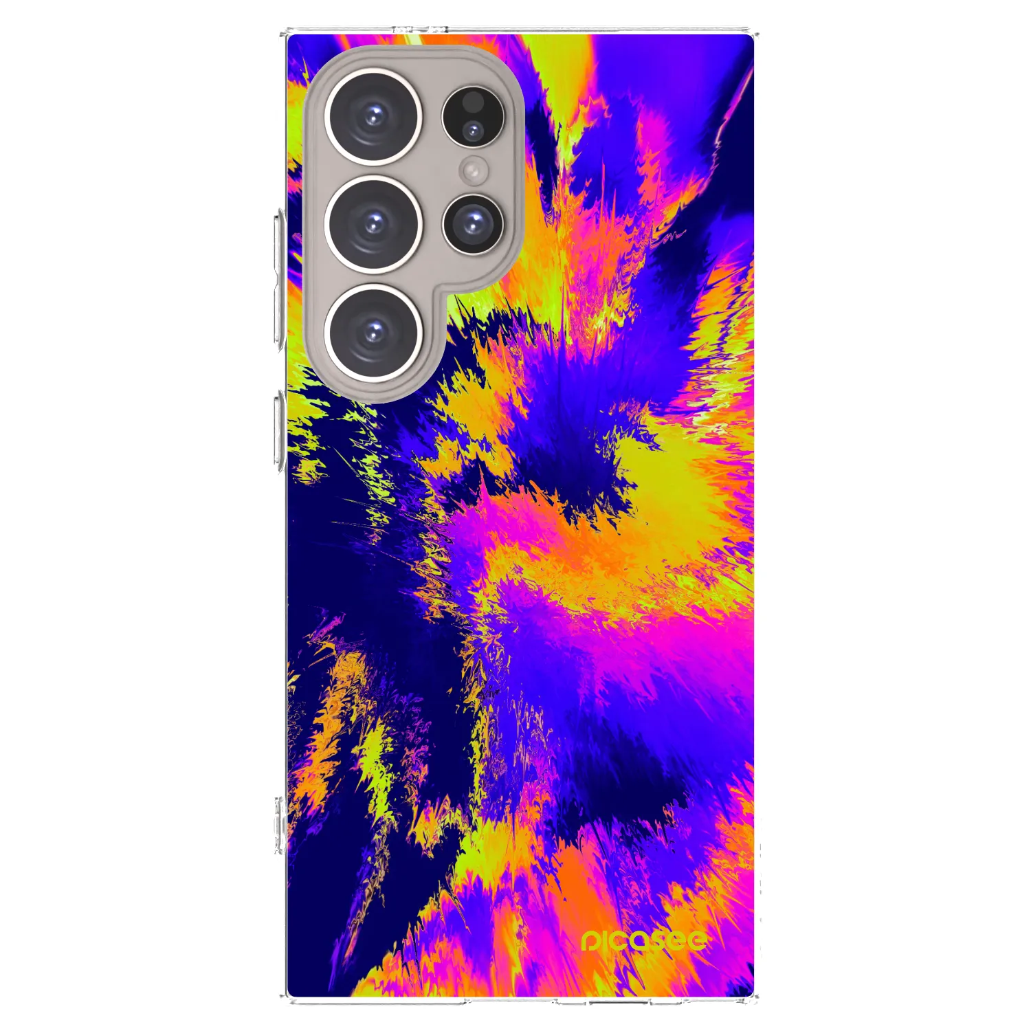 Picasee Samsung Galaxy S24 Ultra S928B 5G Hülle - Transparentes Silikon - Burn