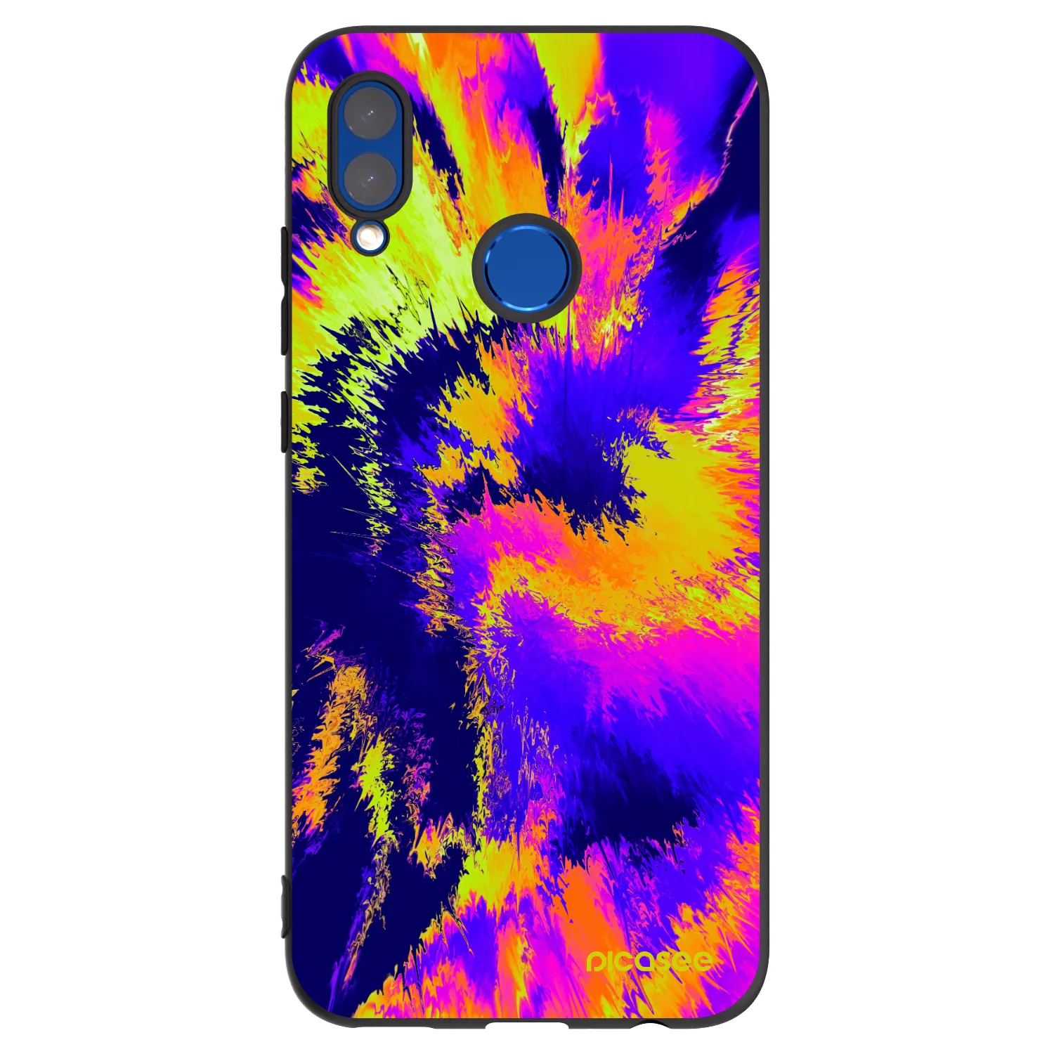 Picasee Huawei P Smart 2019 Hülle - Schwarzes Silikon - Burn