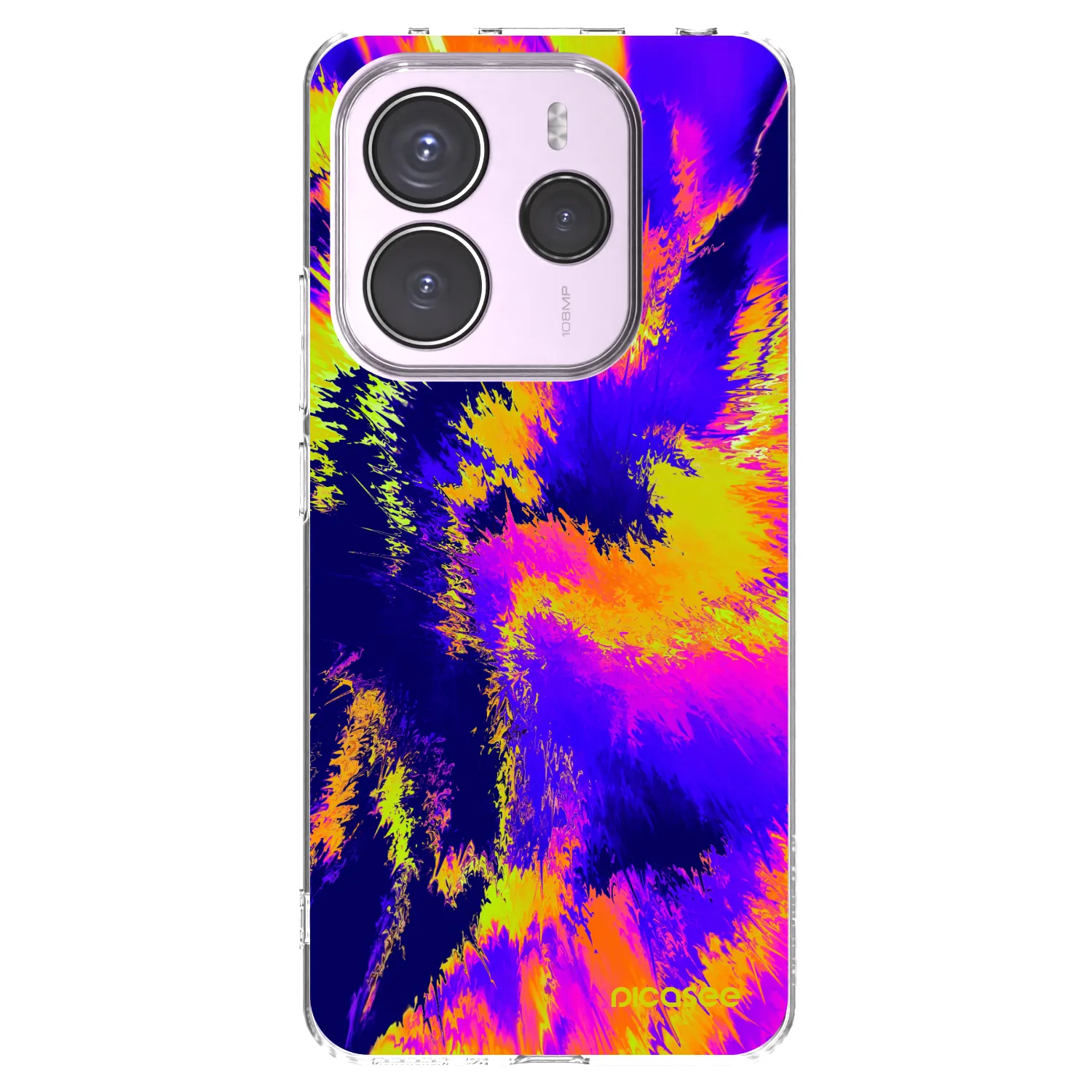Picasee Xiaomi Redmi Note 14 5G Hülle - Transparentes Silikon - Burn