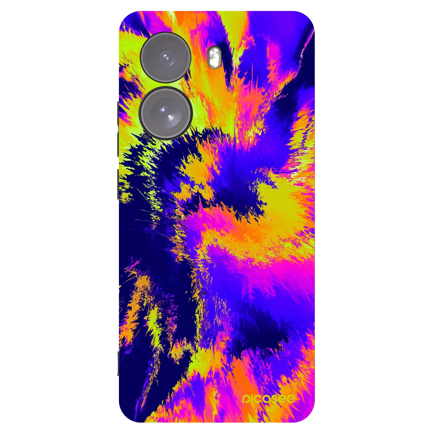 Picasee Xiaomi Poco X7 Hülle - Schwarzes Silikon - Burn