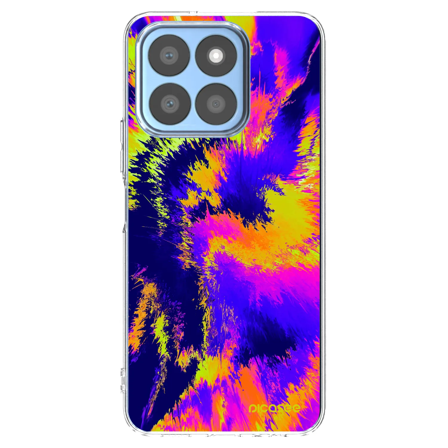 Picasee Honor X8c Hülle - Transparentes Silikon - Burn