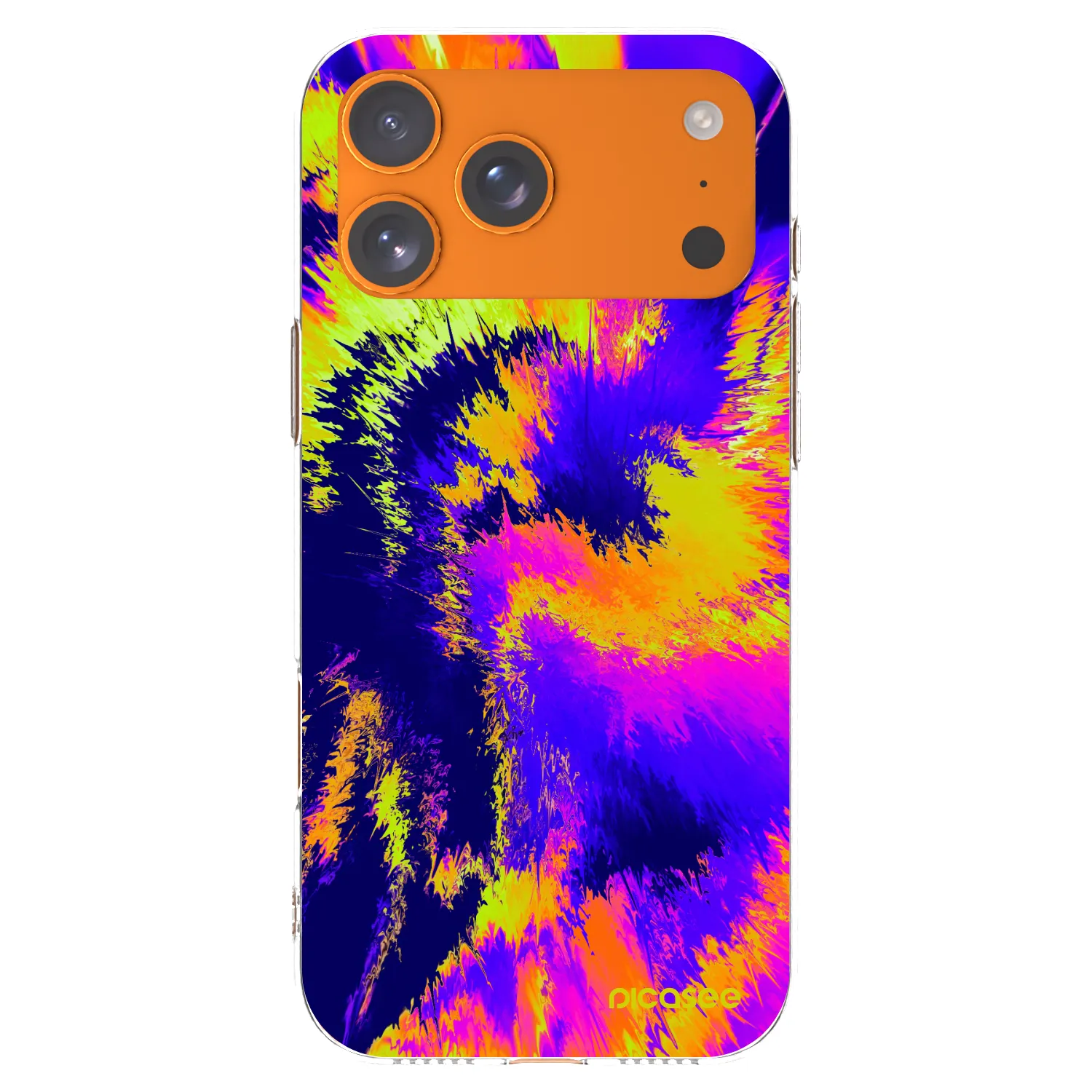Picasee Apple iPhone 17 Pro Max Hülle - Transparentes Silikon - Burn