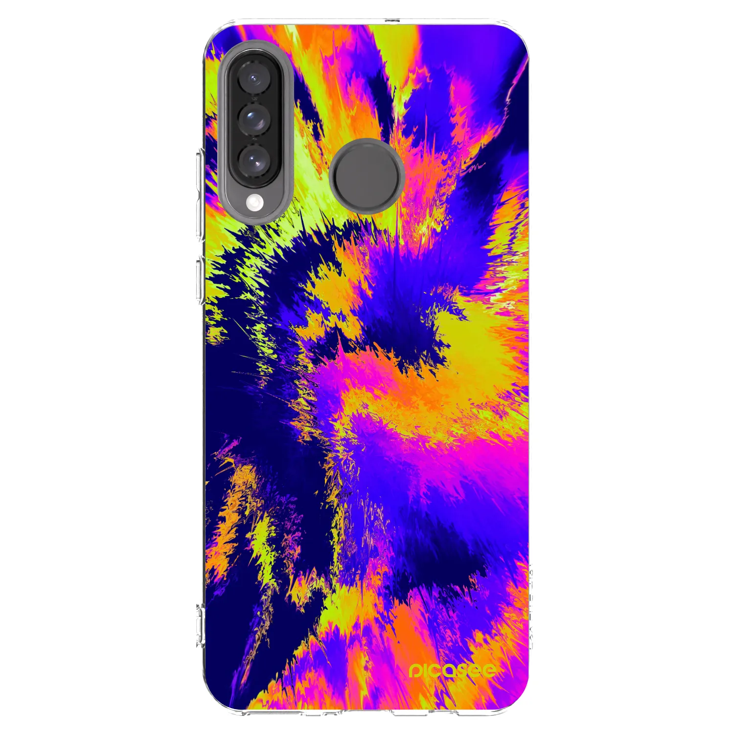 Picasee Huawei P30 Lite Hülle - Transparentes Silikon - Burn
