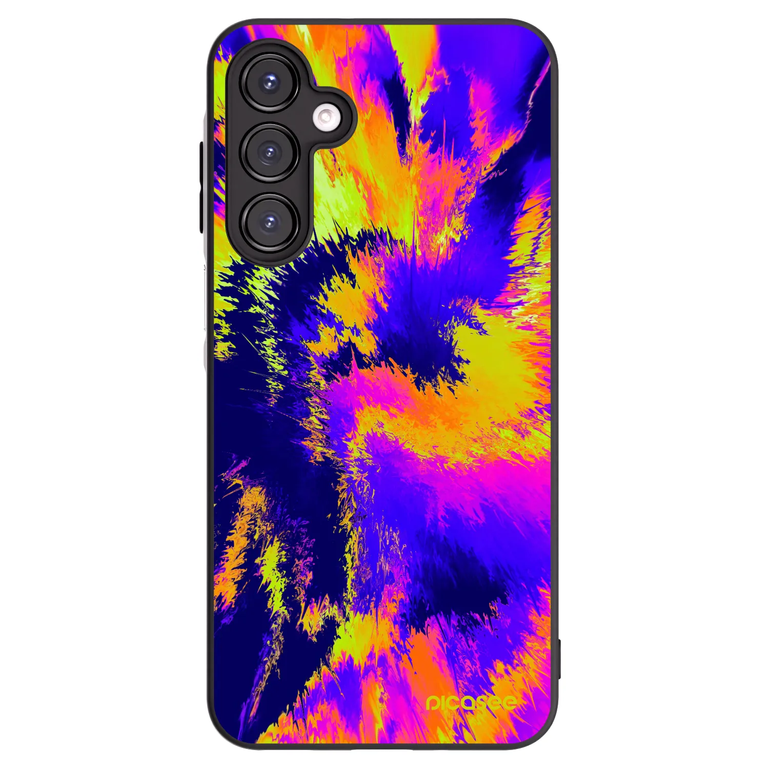 Picasee Samsung Galaxy A16 4G Hülle - Schwarzes Silikon - Burn
