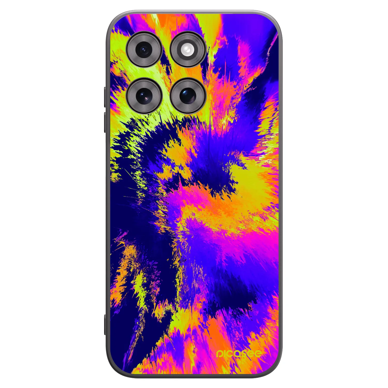 Picasee Motorola Moto G77 Hülle - Schwarzes Silikon - Burn
