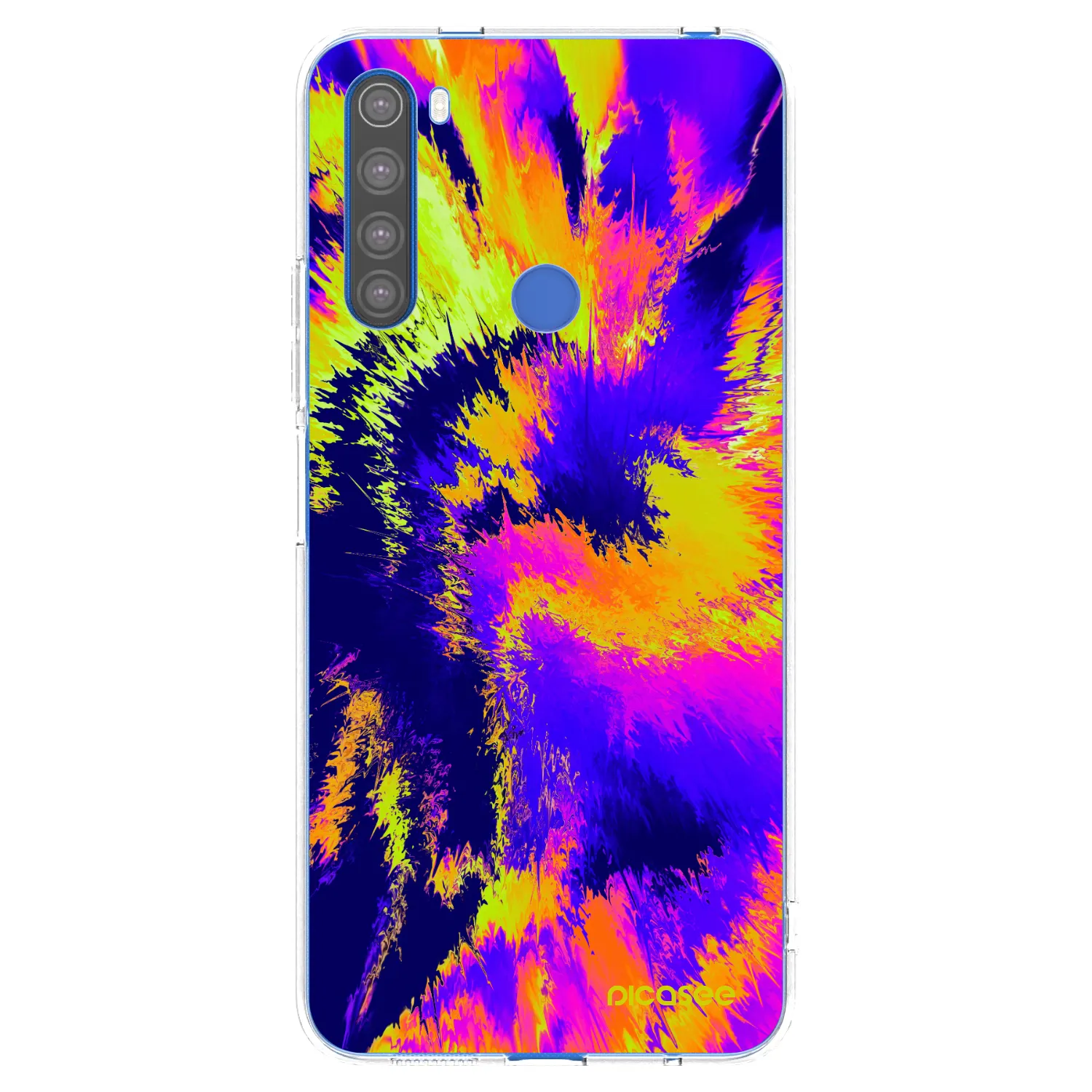Picasee Xiaomi Redmi Note 8T Hülle - Transparentes Silikon - Burn