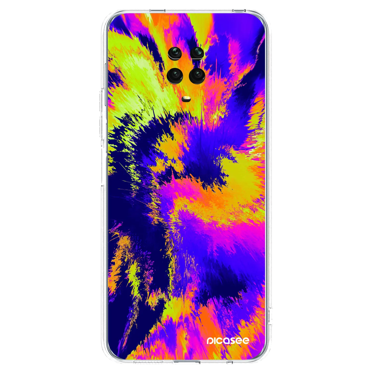 Picasee Xiaomi Redmi Note 9S Hülle - Transparentes Silikon - Burn