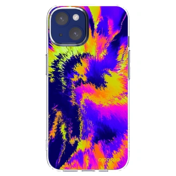 Picasee Apple iPhone 14 Hülle - Transparentes Silikon - Burn