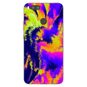 Picasee Xiaomi Redmi A1 Hülle - Transparentes Silikon - Burn