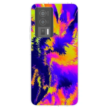Picasee Xiaomi Poco F5 Pro 5G Hülle - Transparentes Silikon - Burn