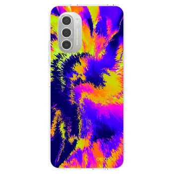 Picasee Motorola Moto G51 Hülle - Transparentes Silikon - Burn