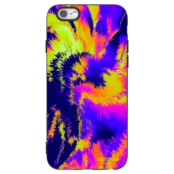 Picasee Apple iPhone 6/6S Hülle - Schwarzes Silikon - Burn