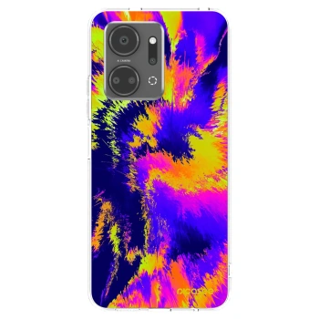 Picasee Honor X7a Hülle - Transparentes Silikon - Burn