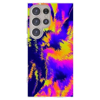 Picasee Samsung Galaxy S24 Ultra S928B 5G Hülle - Transparentes Silikon - Burn