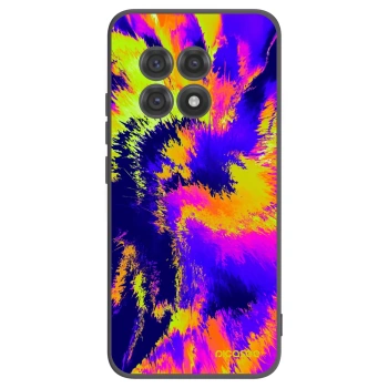 Picasee OnePlus 13R 5G Hülle - Schwarzes Silikon - Burn