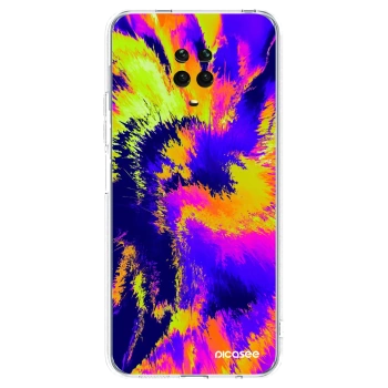 Picasee Xiaomi Redmi Note 9S Hülle - Transparentes Silikon - Burn
