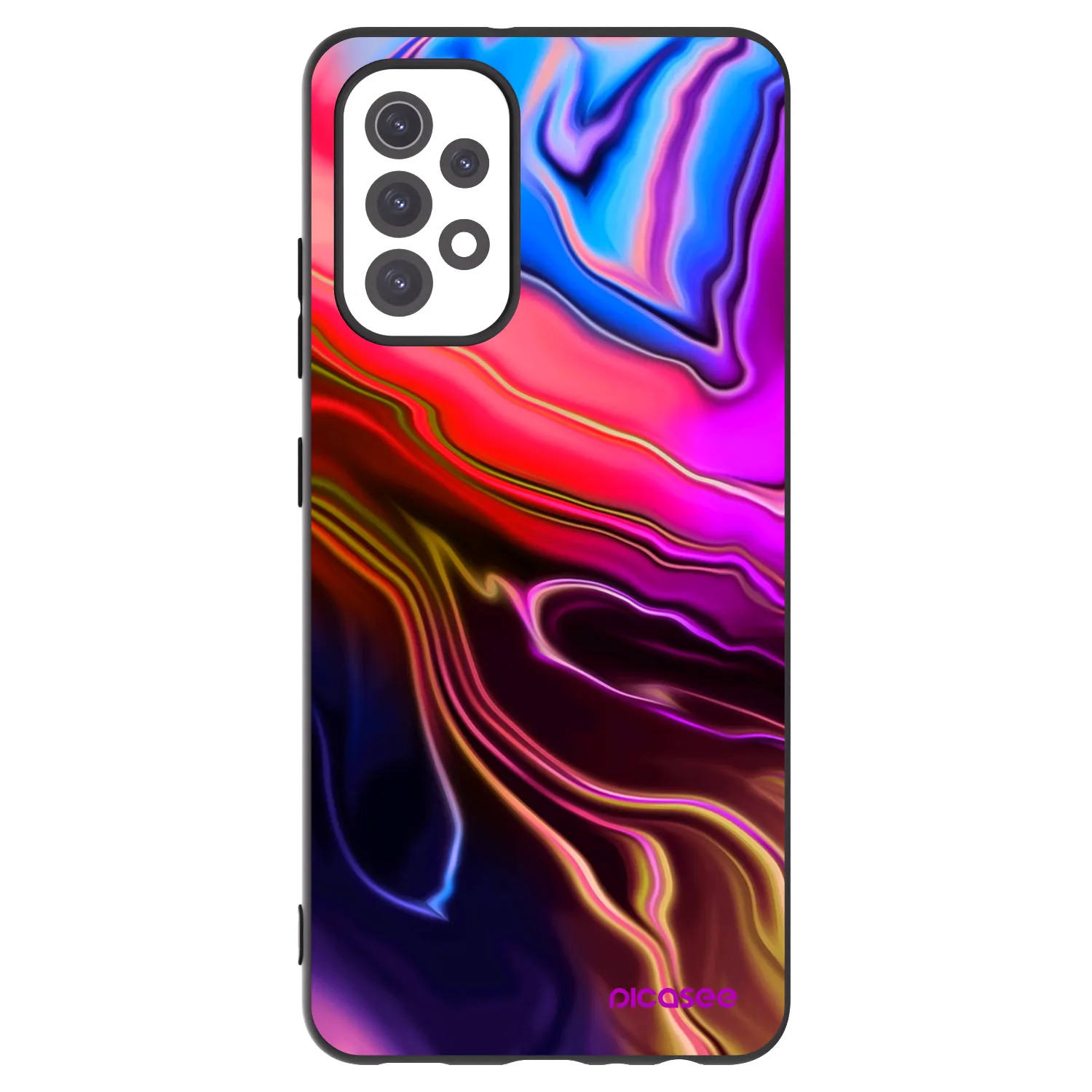 Picasee Samsung Galaxy A32 5G A326B Hülle - Schwarzes Silikon - Electric